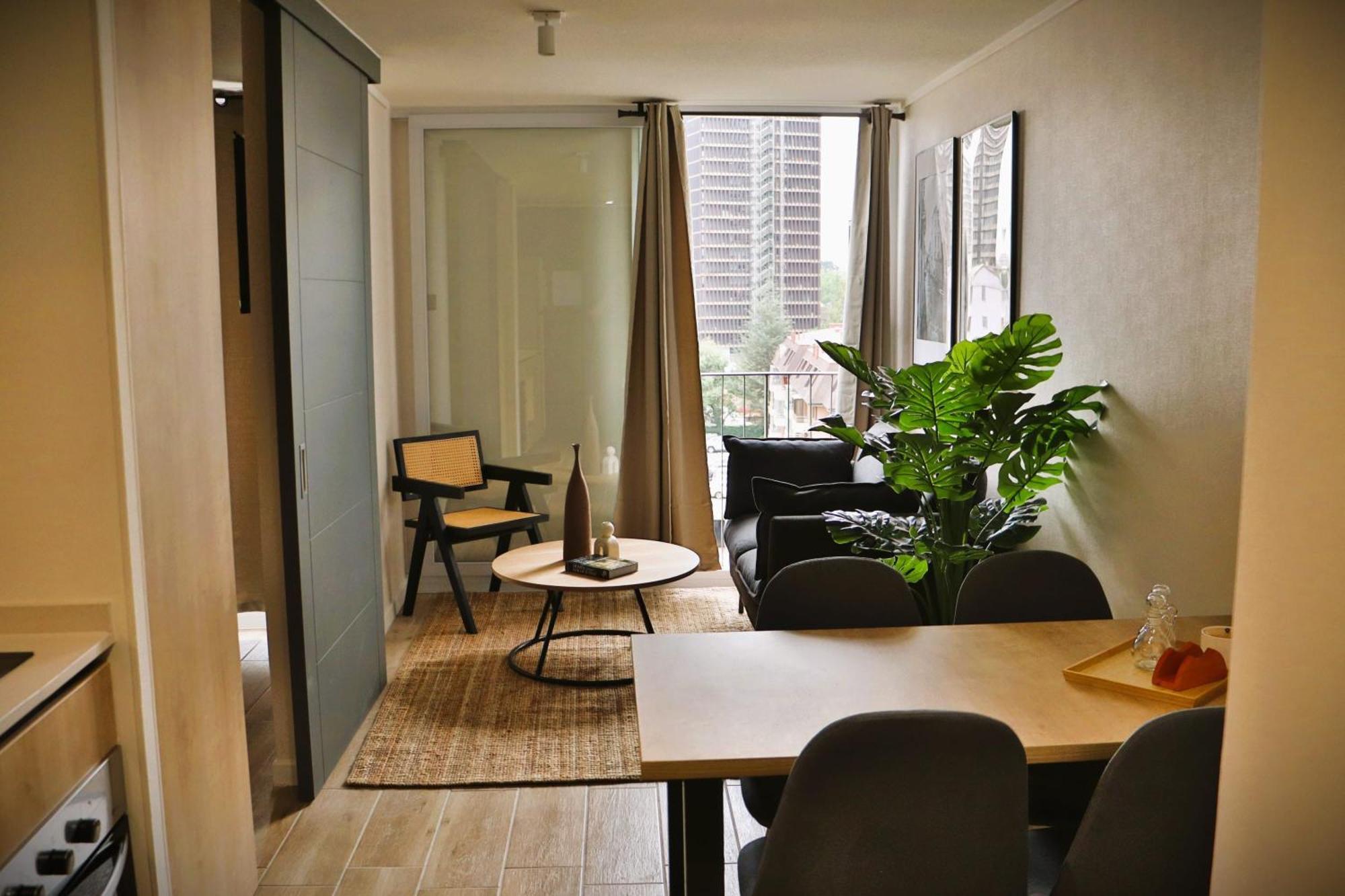Apartamento Hom I Inmejorable Depto 2 Pax 1d1b Con Balcon Stgo *