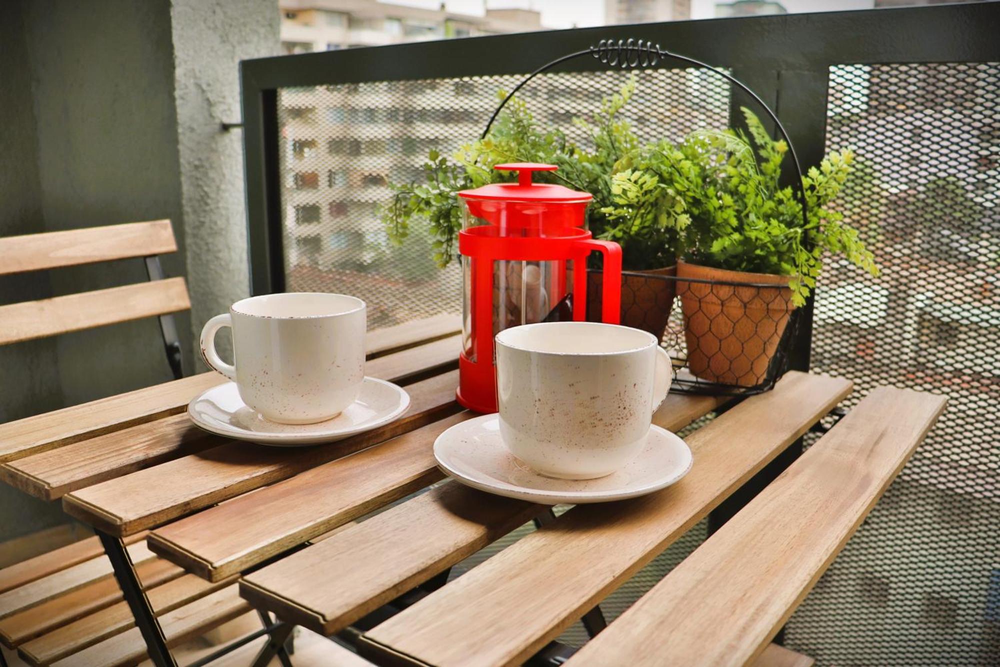 Hom I Inmejorable Depto 2 Pax 1d1b Con Balcon Stgo Apartamento Santiago